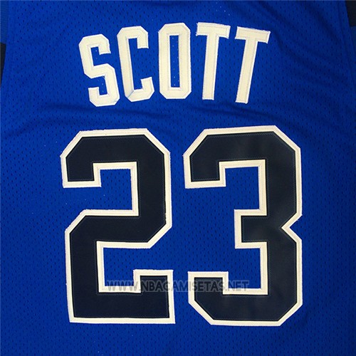 Camiseta Pelicula Tree Hill Nathan Scott NO 23 Azul